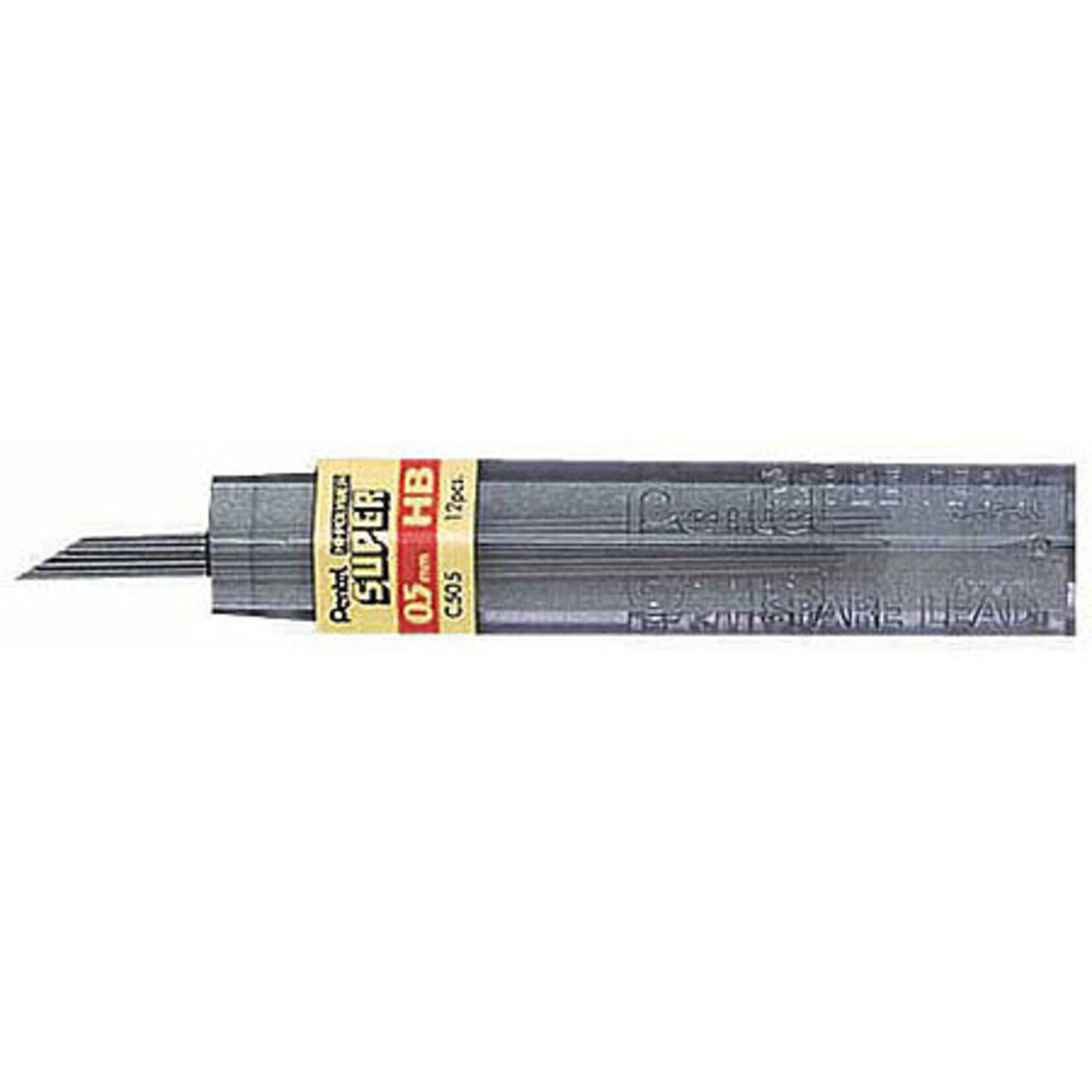 Pentel Lead Mch Pencil.5Mm 3B (12/Tube)