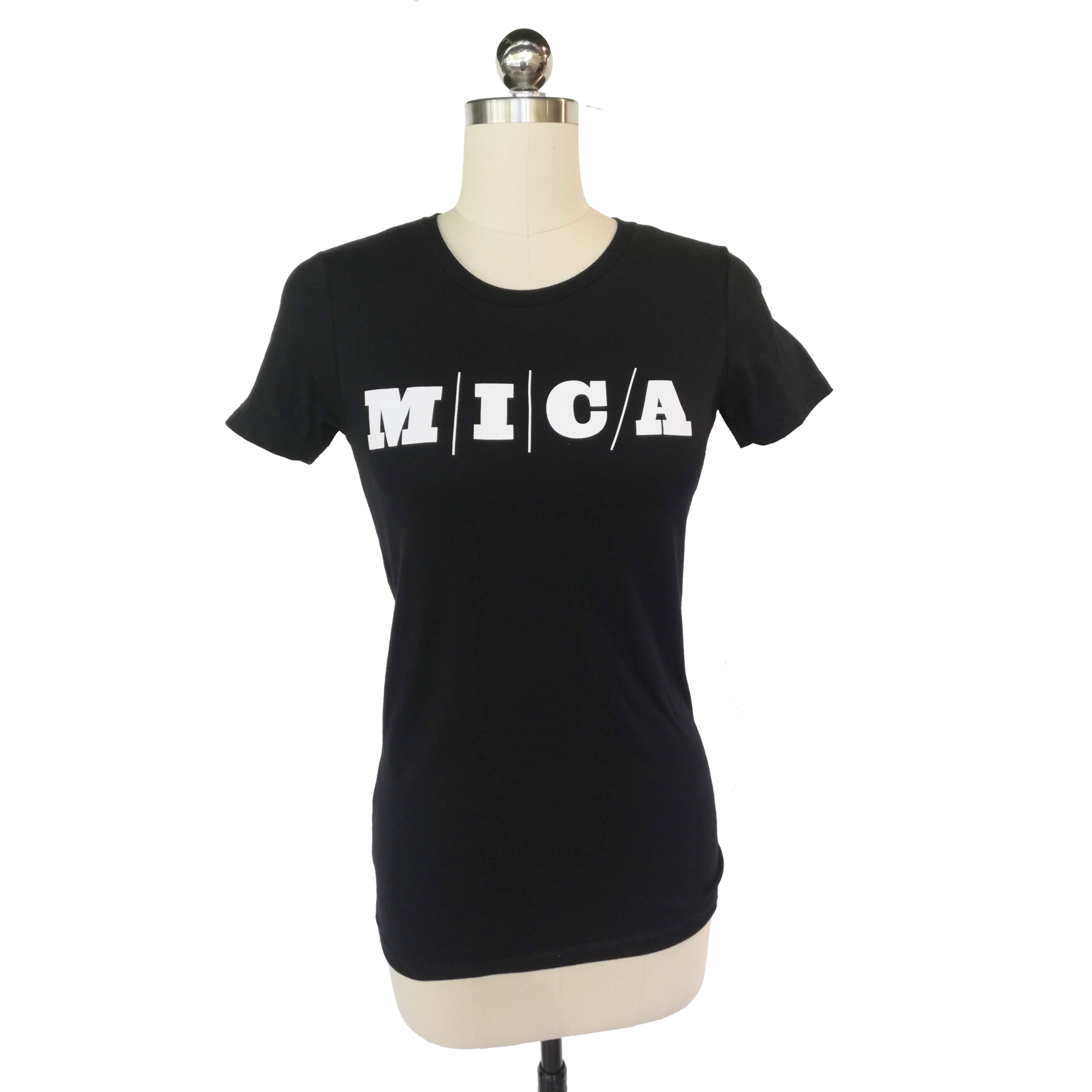 Bella + Canvas MICA Fitted Black Tee