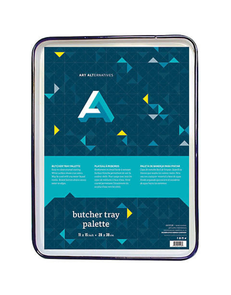 Art Alternatives Butcher Tray Enamel  7 X10.5