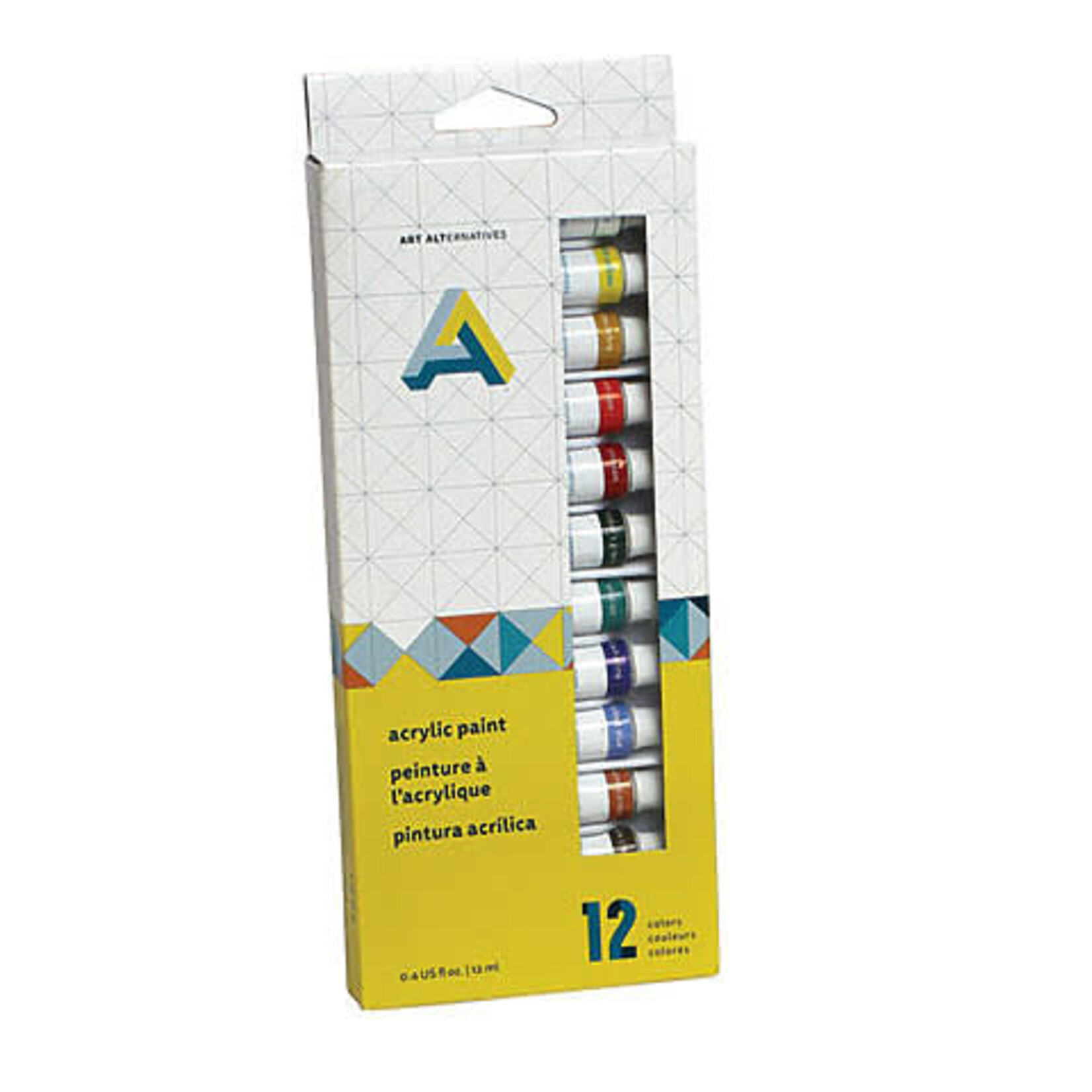 Art Alternatives AA Acrylic Paint Set 12X12Ml