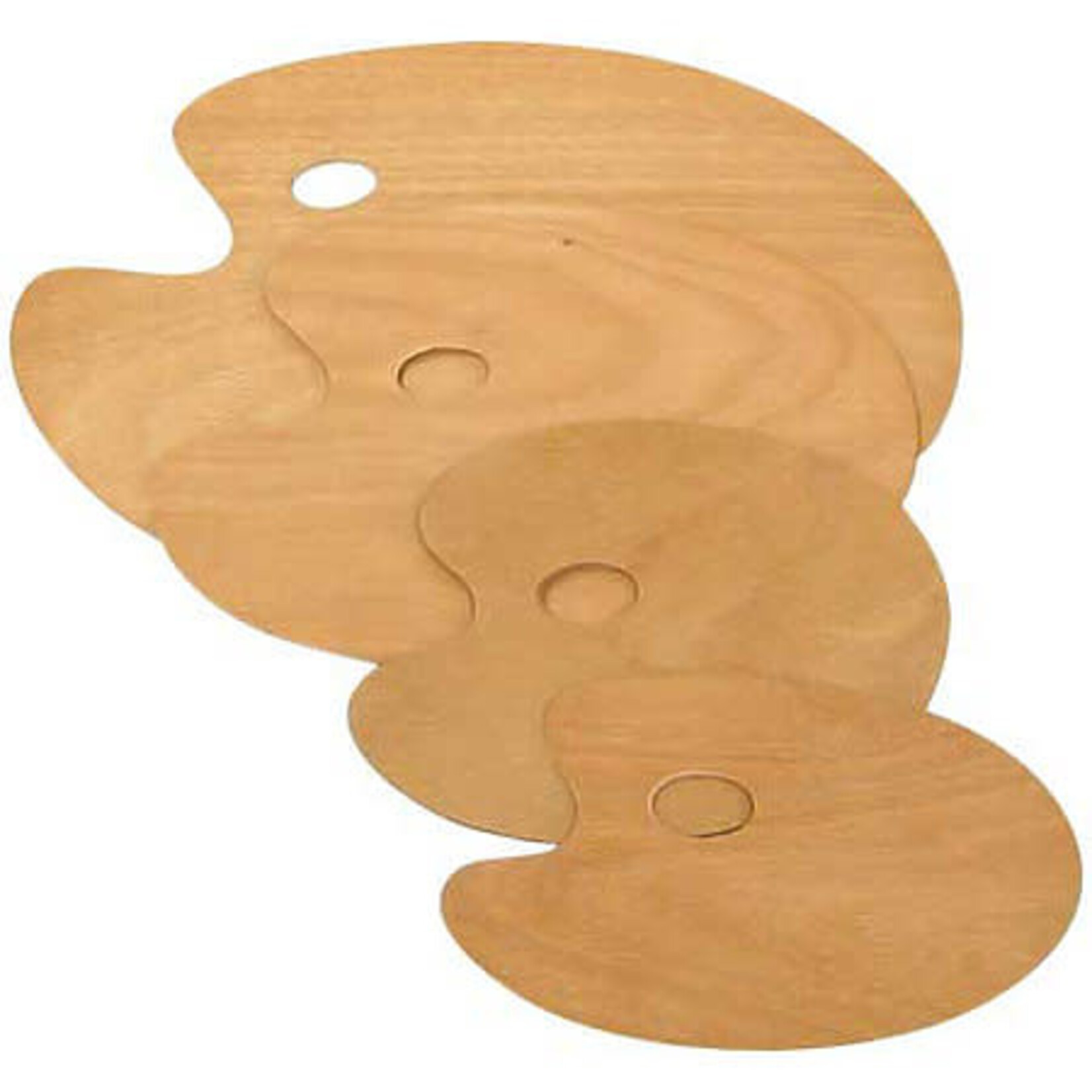 Art Alternatives PALETTE WOOD OVAL 9.75X11.75