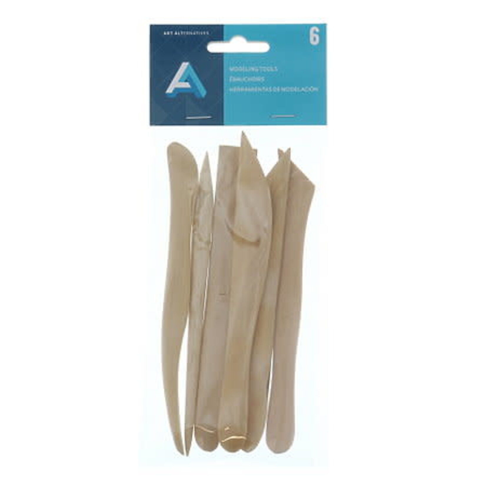 Art Alternatives MODEL TOOL WOOD 6IN SET/6