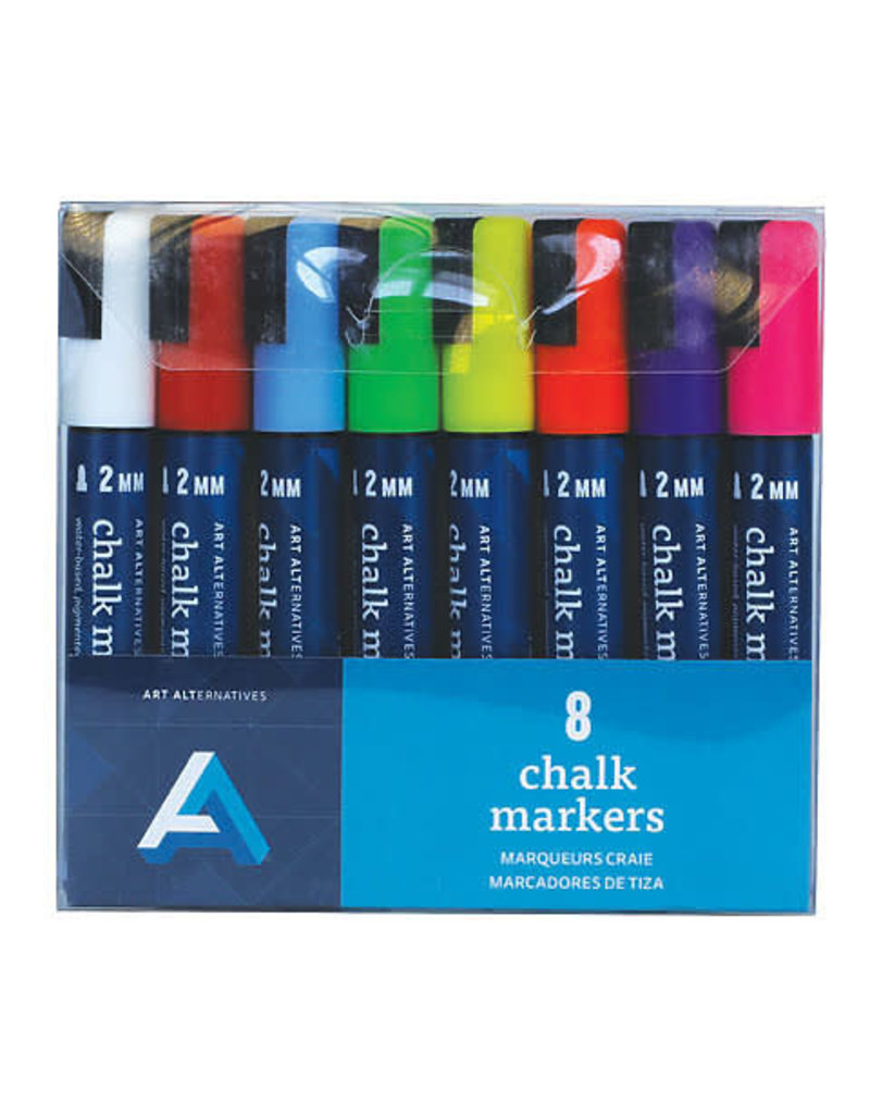 Art Alternatives Chalk Marker Set, 8 Colors