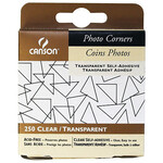 Canson Photo Corners Clr Adh 250/Pk