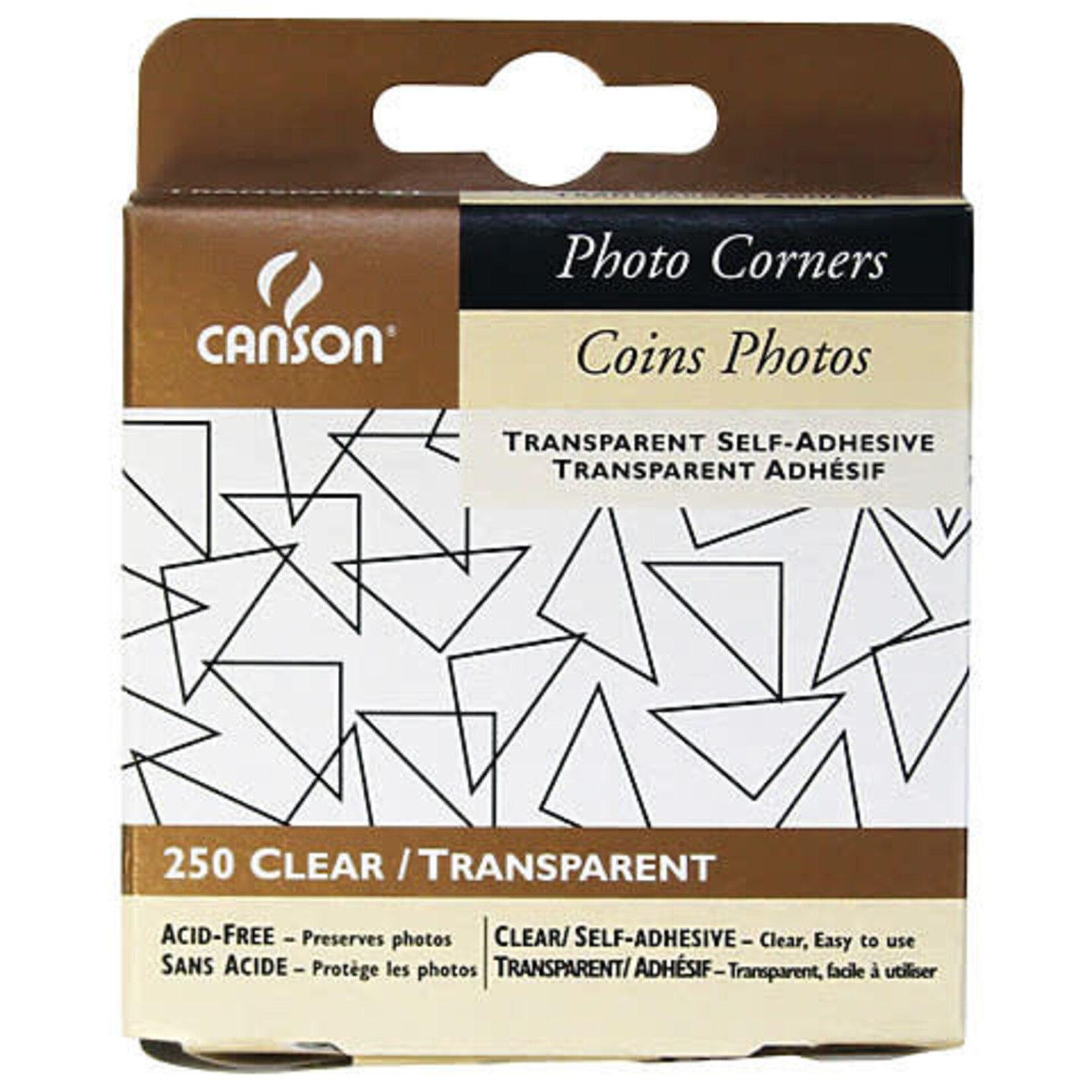 Canson Photo Corners Clear Adhesive 250/Pk