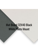 Mat Board 32X40 Black White Photo Mount - MICA Store