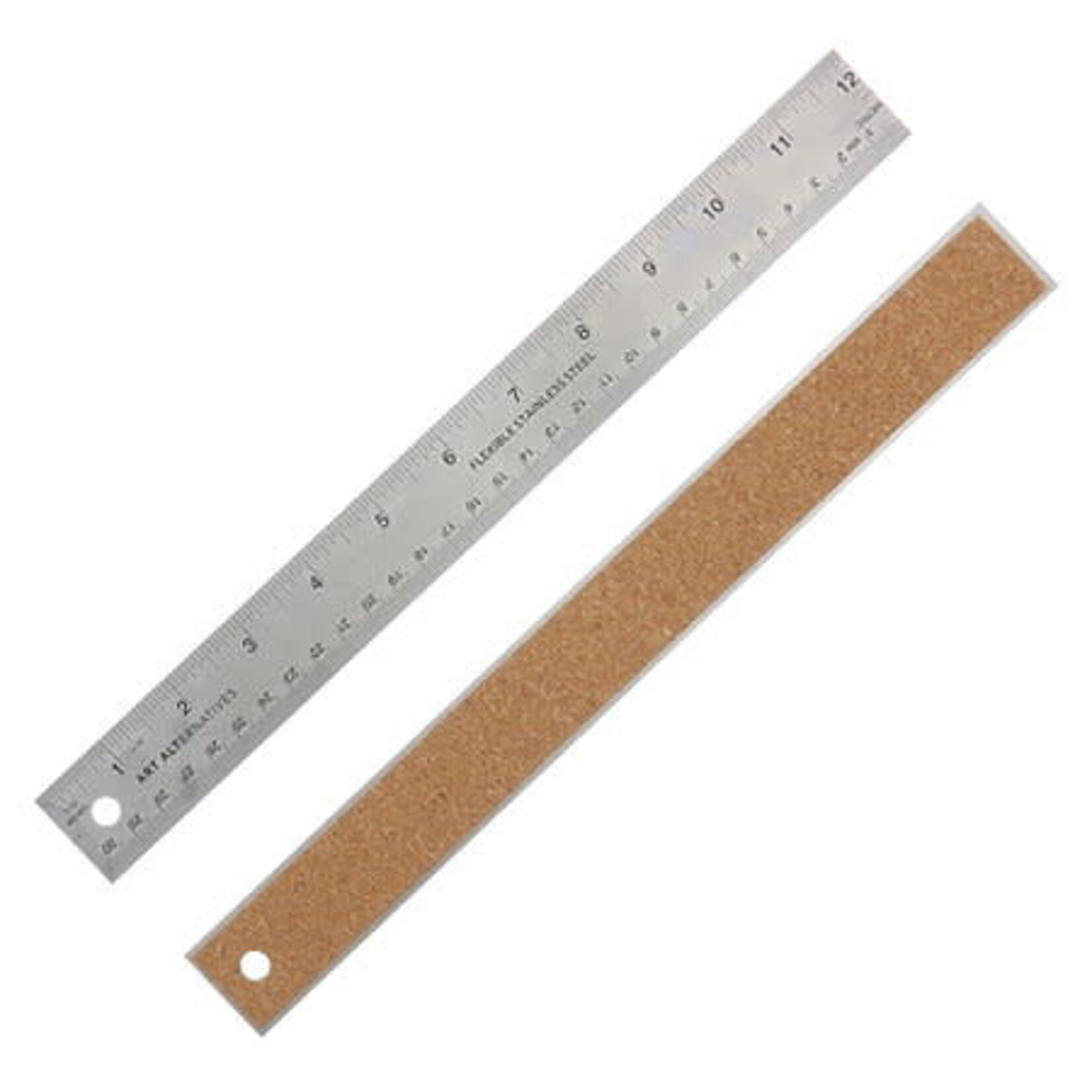 Art Alternatives RULER ST STEEL FLEX CORK 18IN