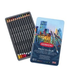 Derwent Procolour Pencil 12 Tin