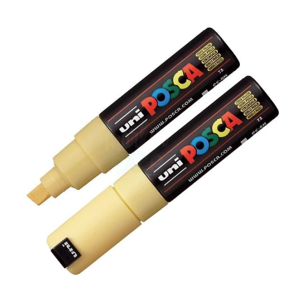 Posca PC-8K Broad Chisel Paint Marker, Straw Yellow