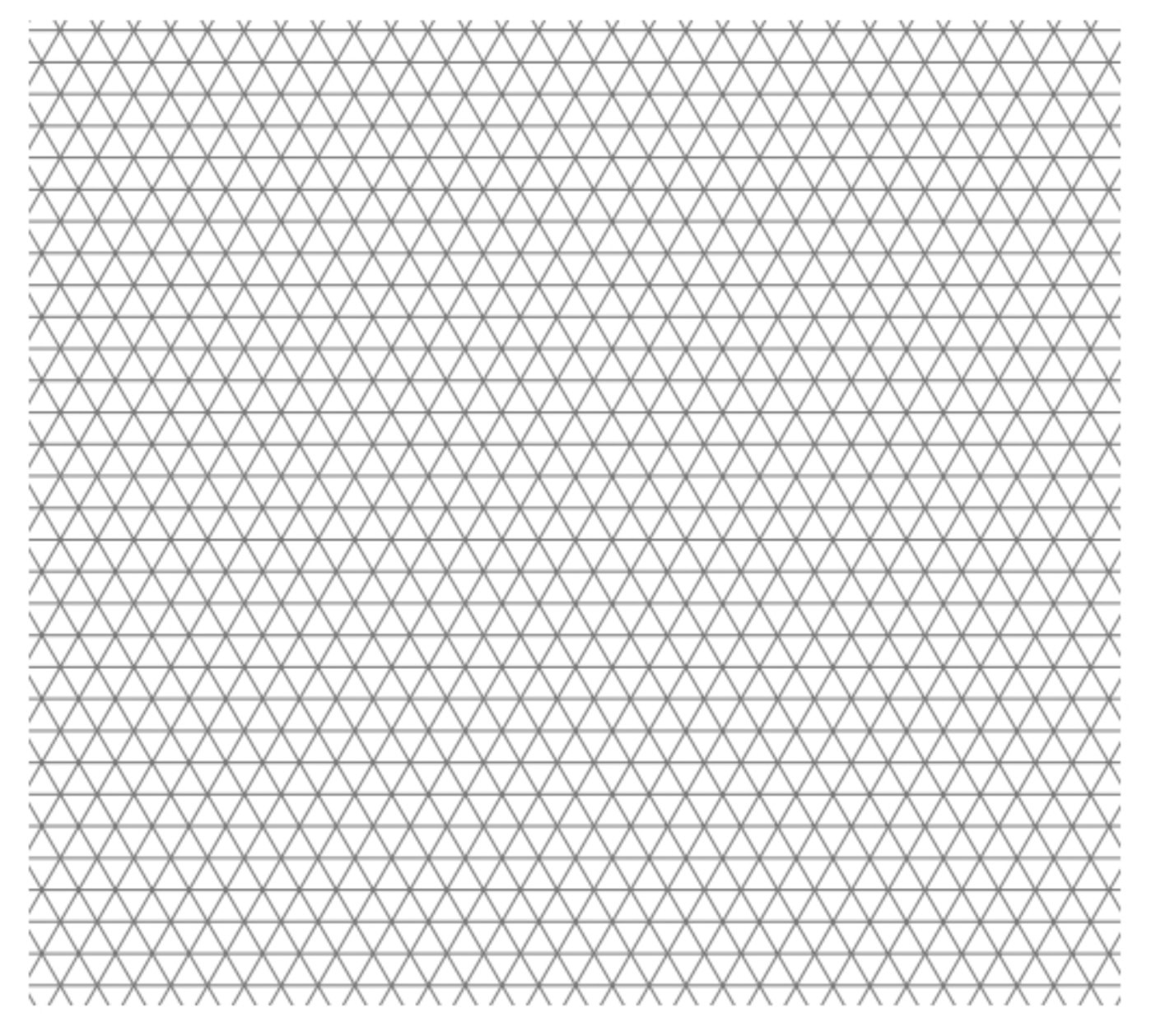 Vellum Pad Isometric Grid 11x17