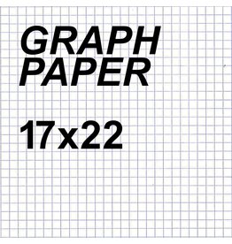 Alvin Graph Paper Sheet 17'' x 22'' 4x4 Grid