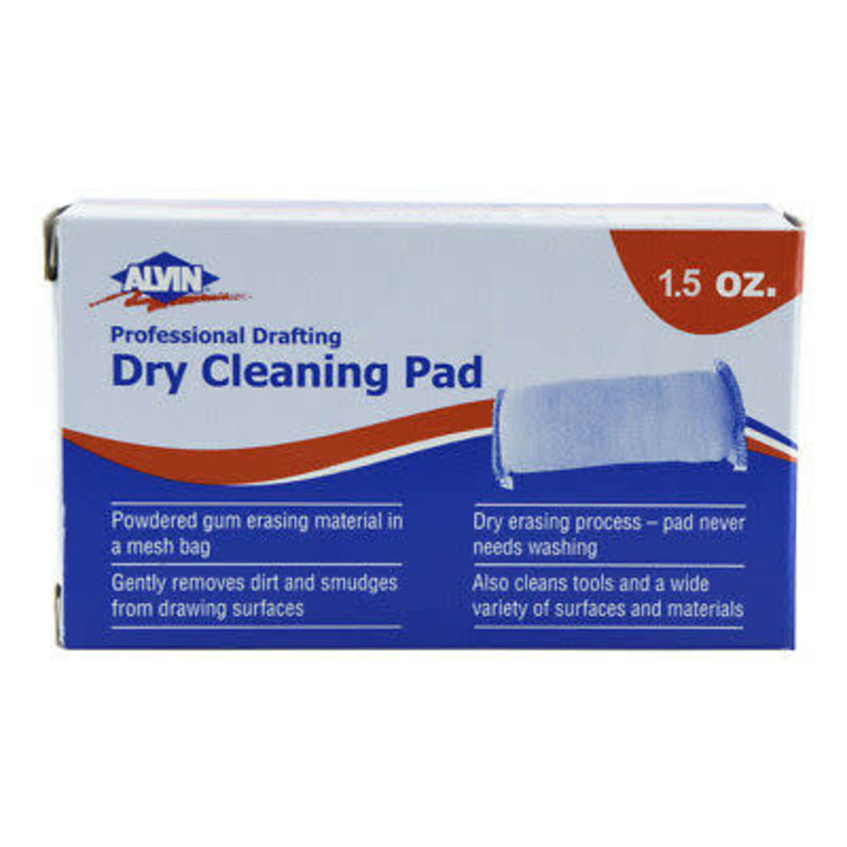 Alvin Professional Drafting Dry Cleaning Pad 1 1/2oz