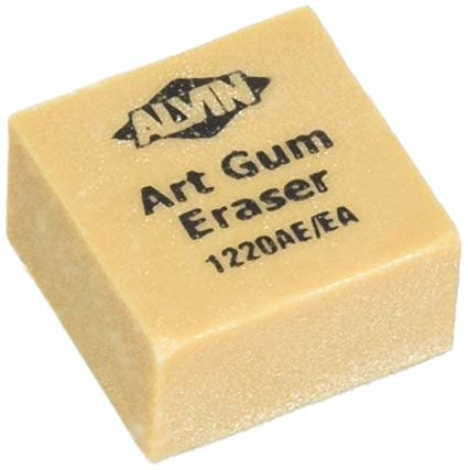 Alvin Alvin 1'' x 1'' x 3/4'' Art Gum Erasers - MICA Store