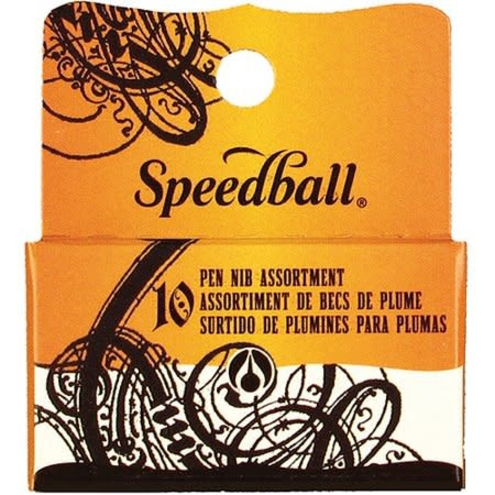Speedball 10 Pen Nib Card Assortment