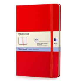 Moleskine Moleskine Art Sketchbook, A4, Scarlet Red, Hard Cover