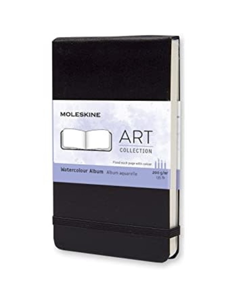 Moleskine Moleskine Art Plus Watercolor Album, Pocket, Black, Hard Cover (3.5 X 5.5)