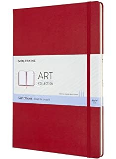 Moleskine Art Sketchbook, A3, Scarlet Red, Hard Cover (11.75 X 16.5)