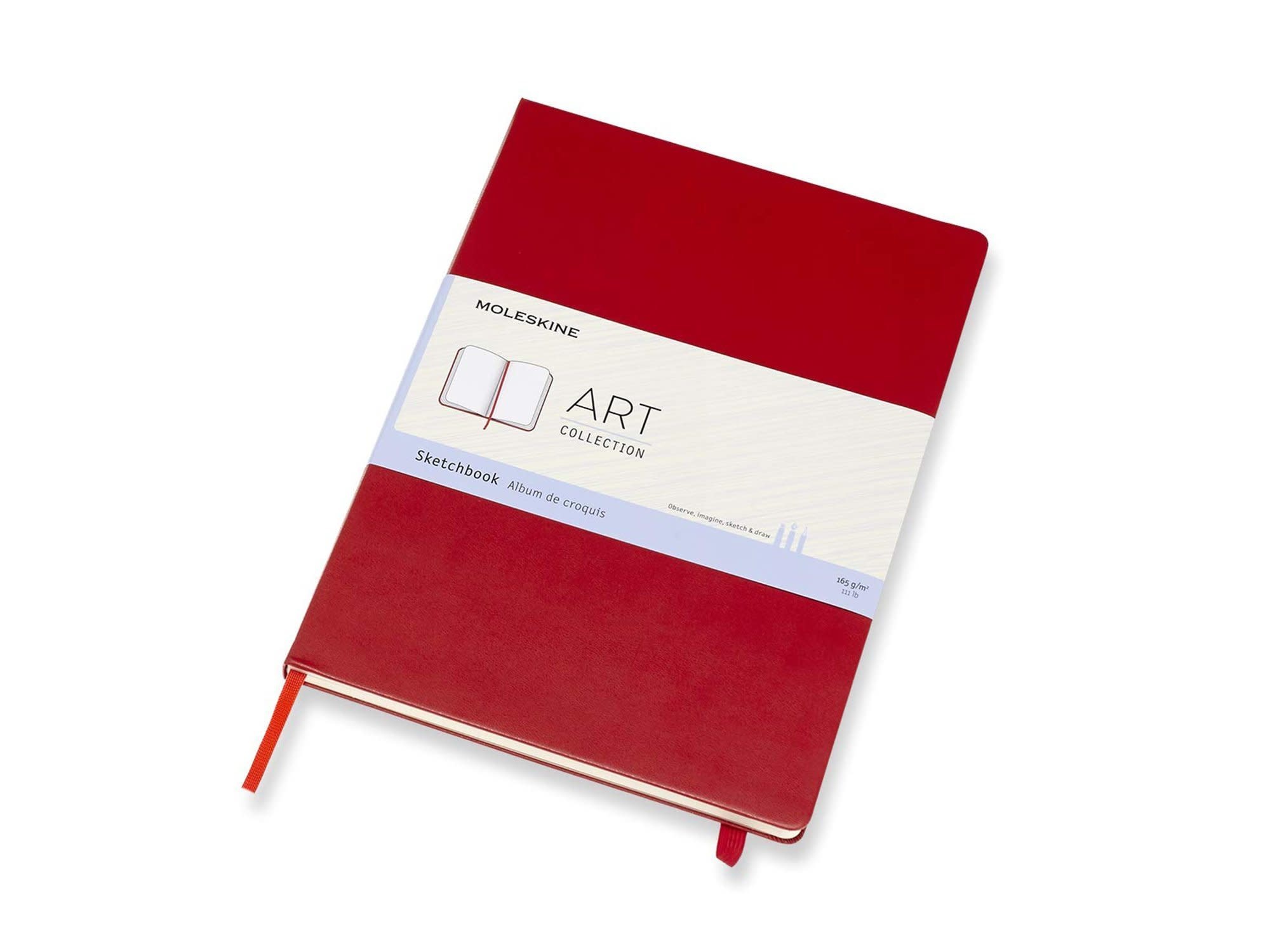 Moleskine Art Sketchbook, A4, Scarlet Red, Hard Cover (8.25 11.75) - MICA Store