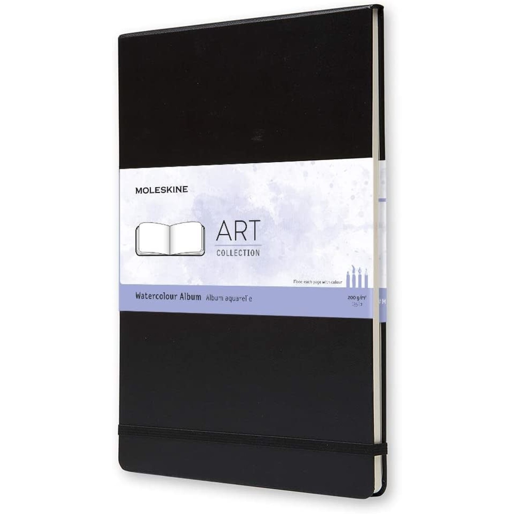 Moleskine Moleskine Art Watercolour Notebook, A4, Black, Hard Cover (8.25 X 11.75)