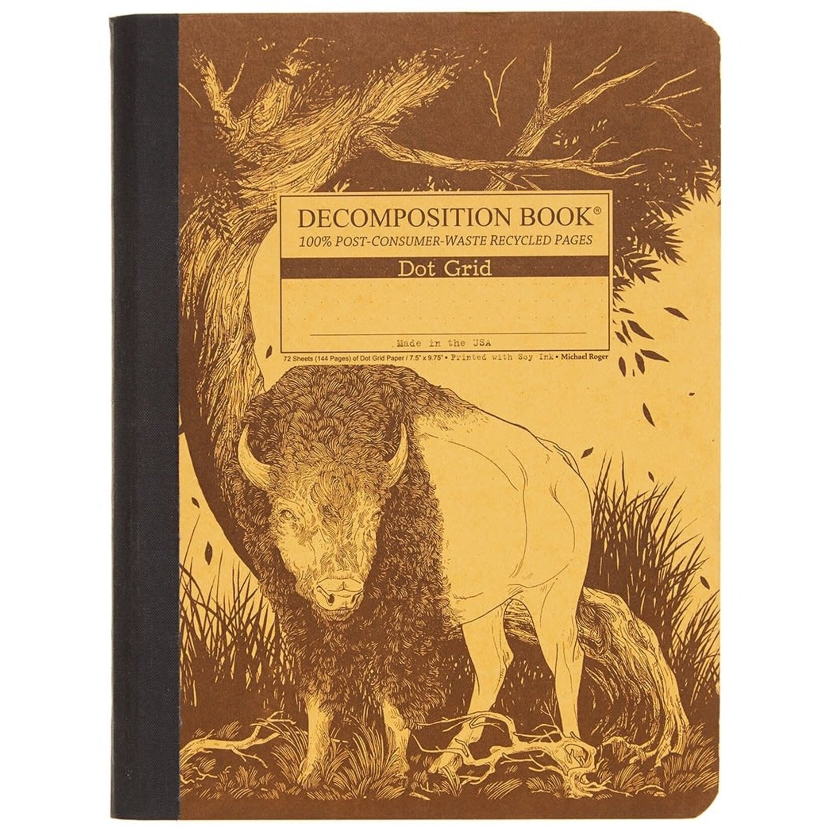 Michael Rogers Decomposition Book | Bison | Dot Grid