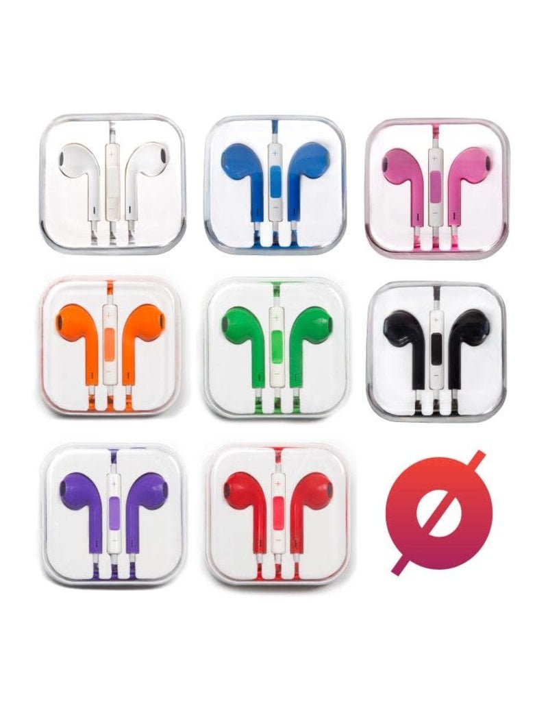 Smash Discount Earbuds W/ Remote & Mic - Blue