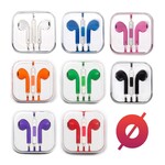 Smash Discount Earbuds W/ Remote & Mic - Red