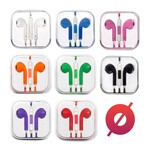 Smash Discount Earbuds W/ Remote & Mic - White