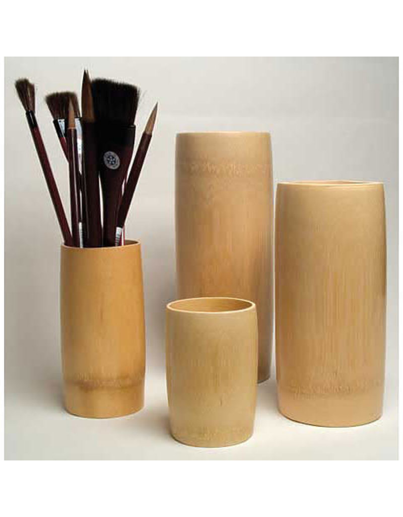 Yasutomo Bamboo Brush Vase Small 5-7/8"