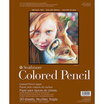 Strathmore Colored Pencil Pads 400 Series, 9'' X 12''