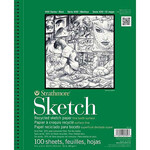 Strathmore Sketch Paper Pads 400 Series Recycled, 11'' X 14'' - 100/Sht.