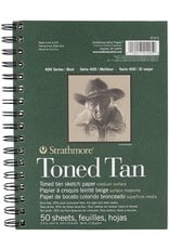 Strathmore Sketchbook Toned 400 Wb Tan 9X12