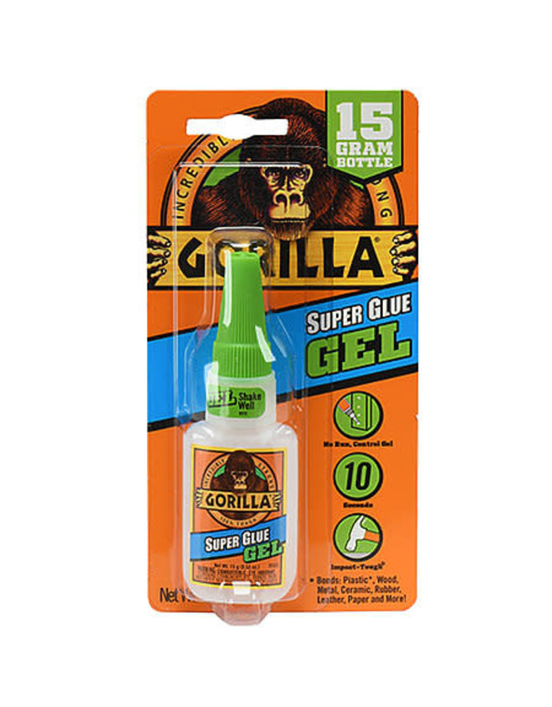 Gorilla Glue Gorilla Super Glue Gel, 15G Bottle