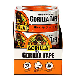 Gorilla Glue Gorilla Tape White, 1-7/8'' X 10 Yd. Rolls