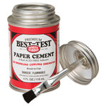 Best Test Rubber Paper Cement 4 Oz (12)