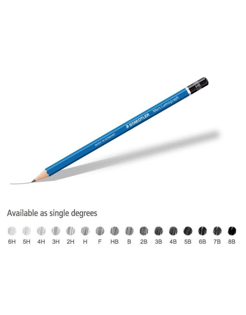 Staedtler Lumograph Pencil Matte Blk 8B - MICA Store