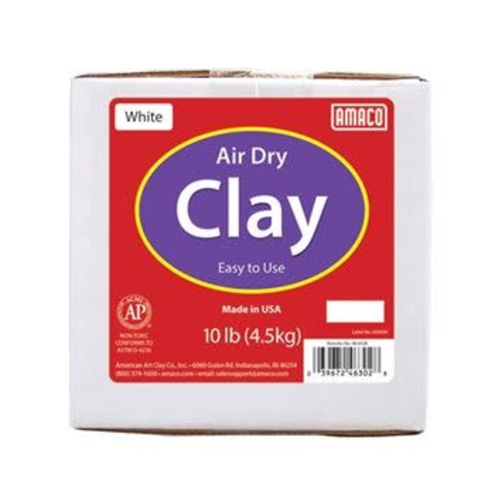 Amaco Clay Air Dry White 10Lb