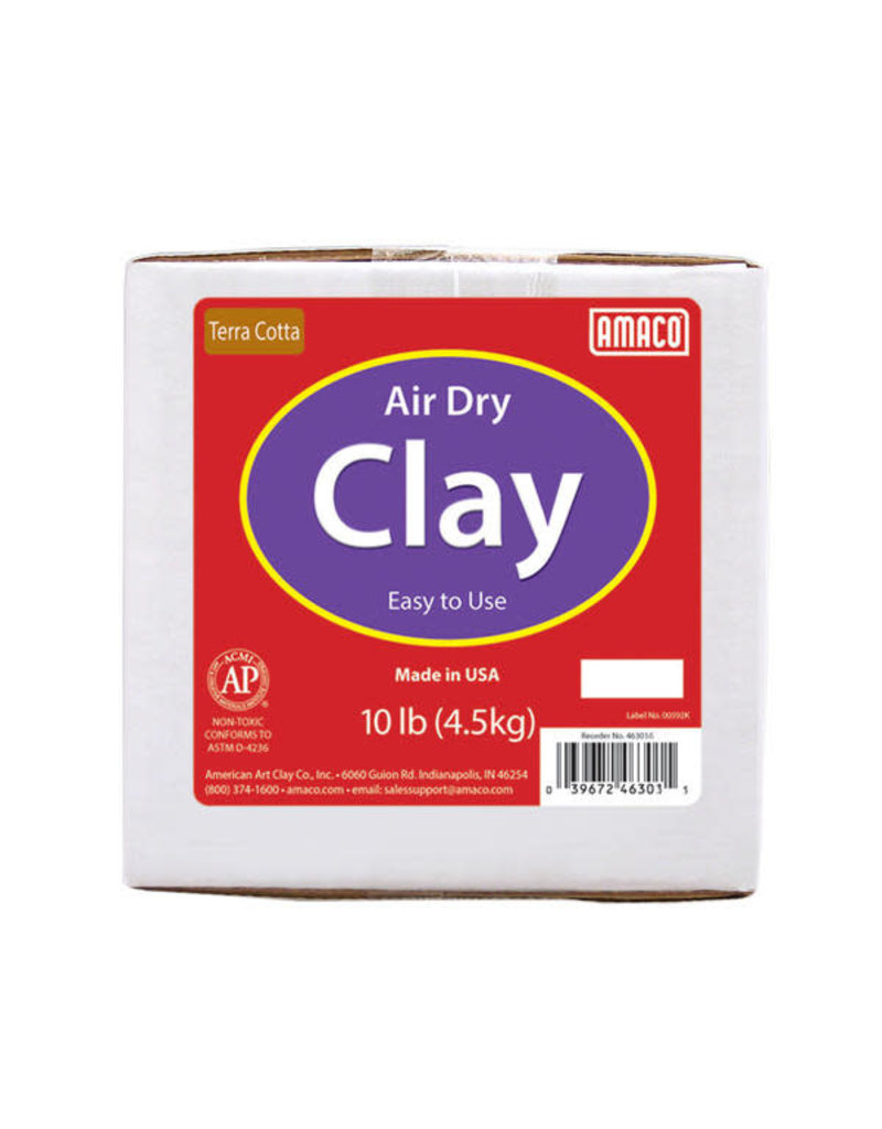 Amaco Clay Air Dry Terracotta 10Lb