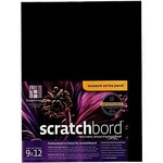Ampersand Art Scratchbord Black 9x12 in