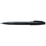 Pentel Sign Pen W/ Brush Tip Black