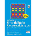 Strathmore Kids Smooth Bright Construction Paper Pad, 8-1/2'' x 11''
