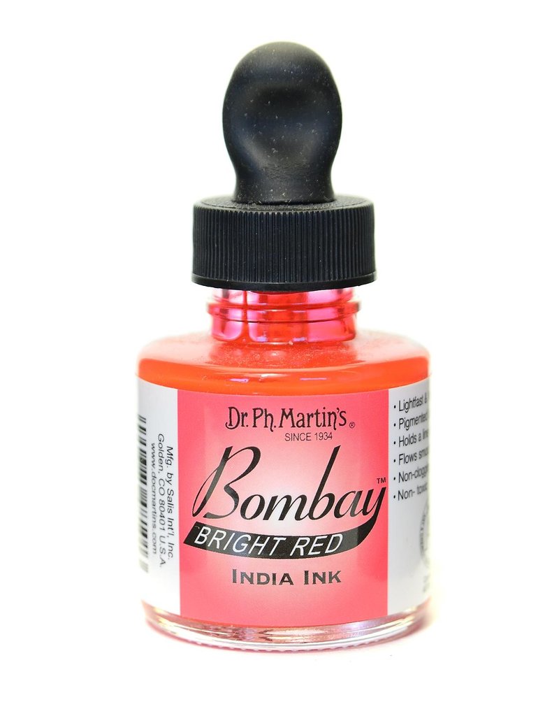 Dr. PH Martin Bombay India Ink 1Oz Bright Red