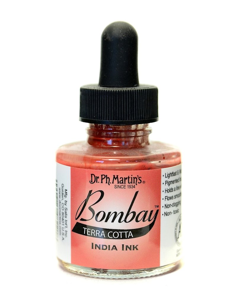 Dr. PH Martin Bombay India Ink 1Oz  Terra Cot