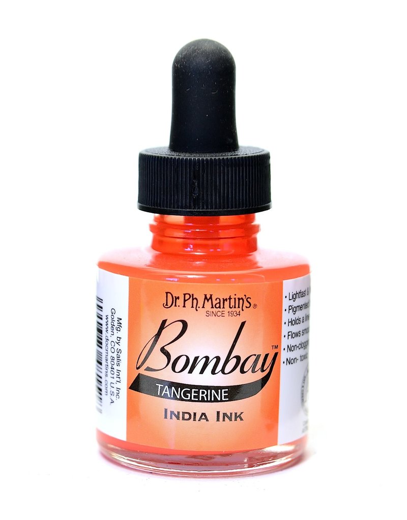 Dr. PH Martin Bombay India Ink 1Oz  Tangerine