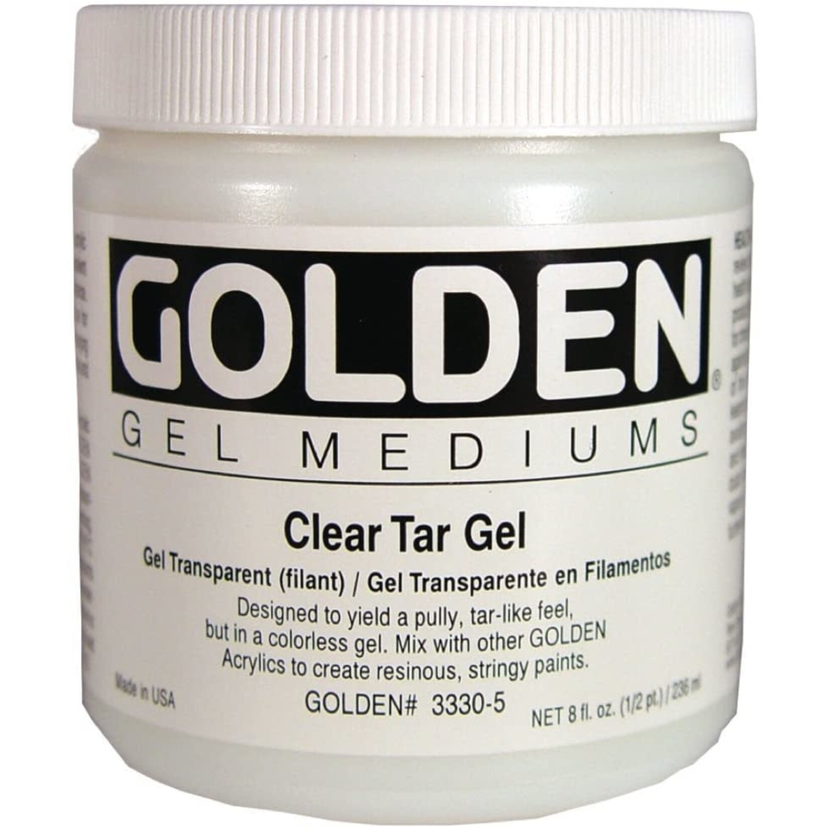 Golden Clear Tar Gel- 8 oz