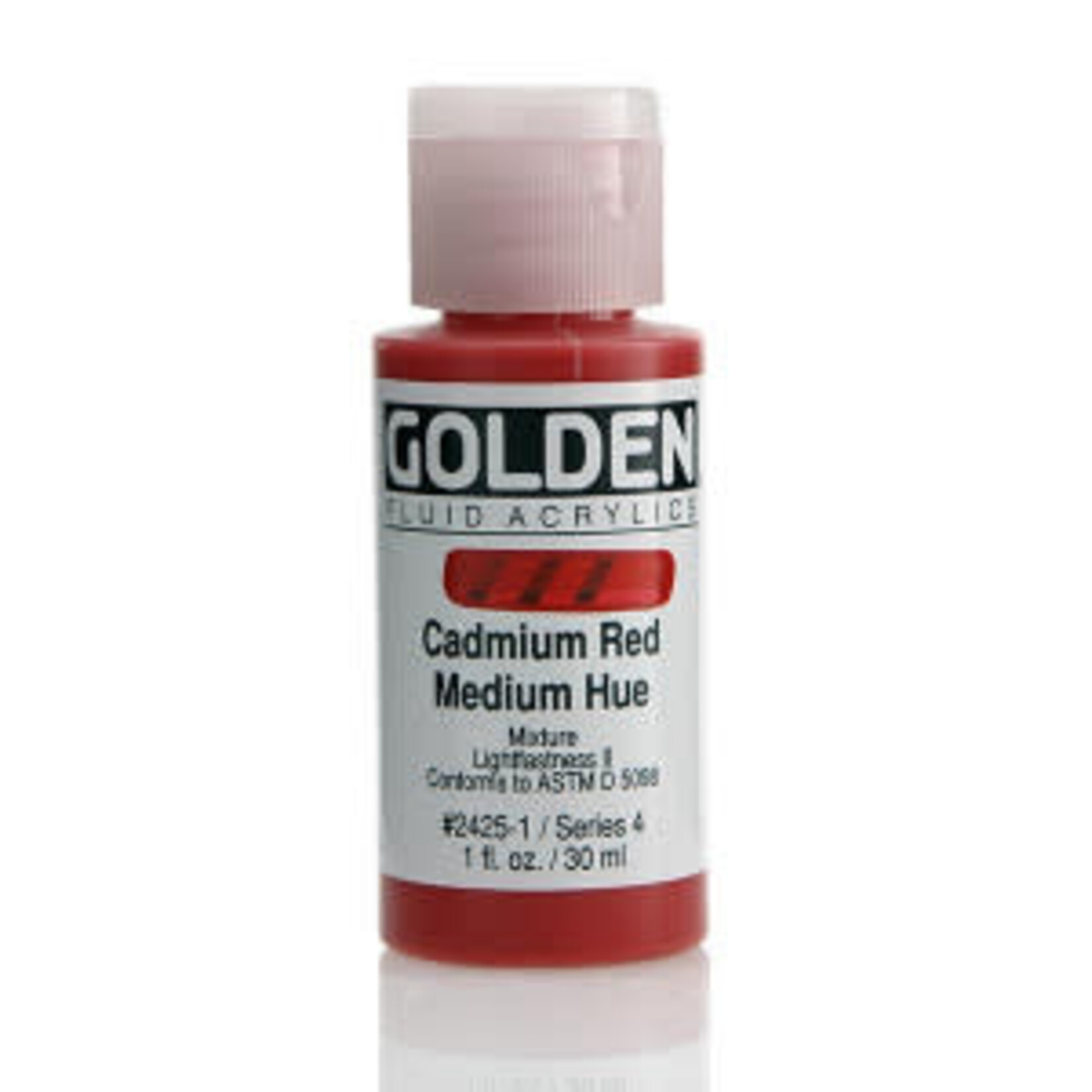 Golden Fluid Cadmium Red Medium Hue 1 oz Series 4