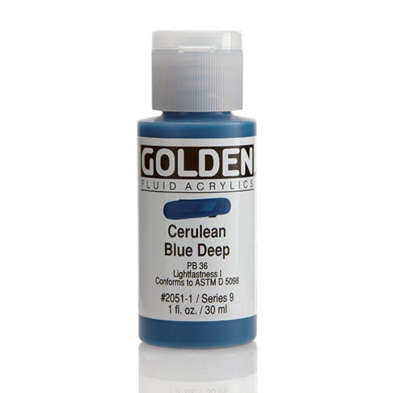 Golden Fluid Cerulean Blue Deep 1 oz Series 9