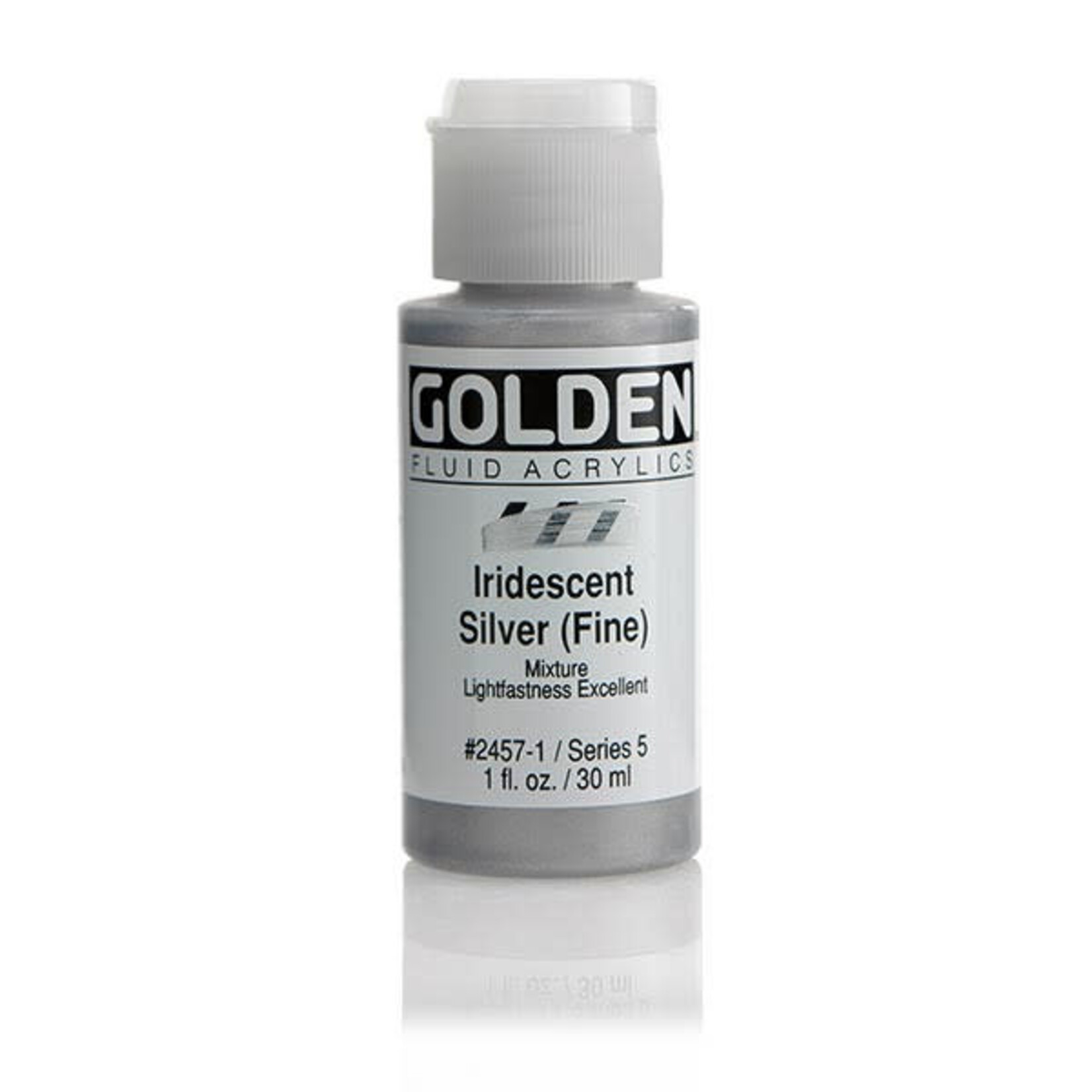 Golden Fluid Iridescent Silver (fine) 1 oz Series 5