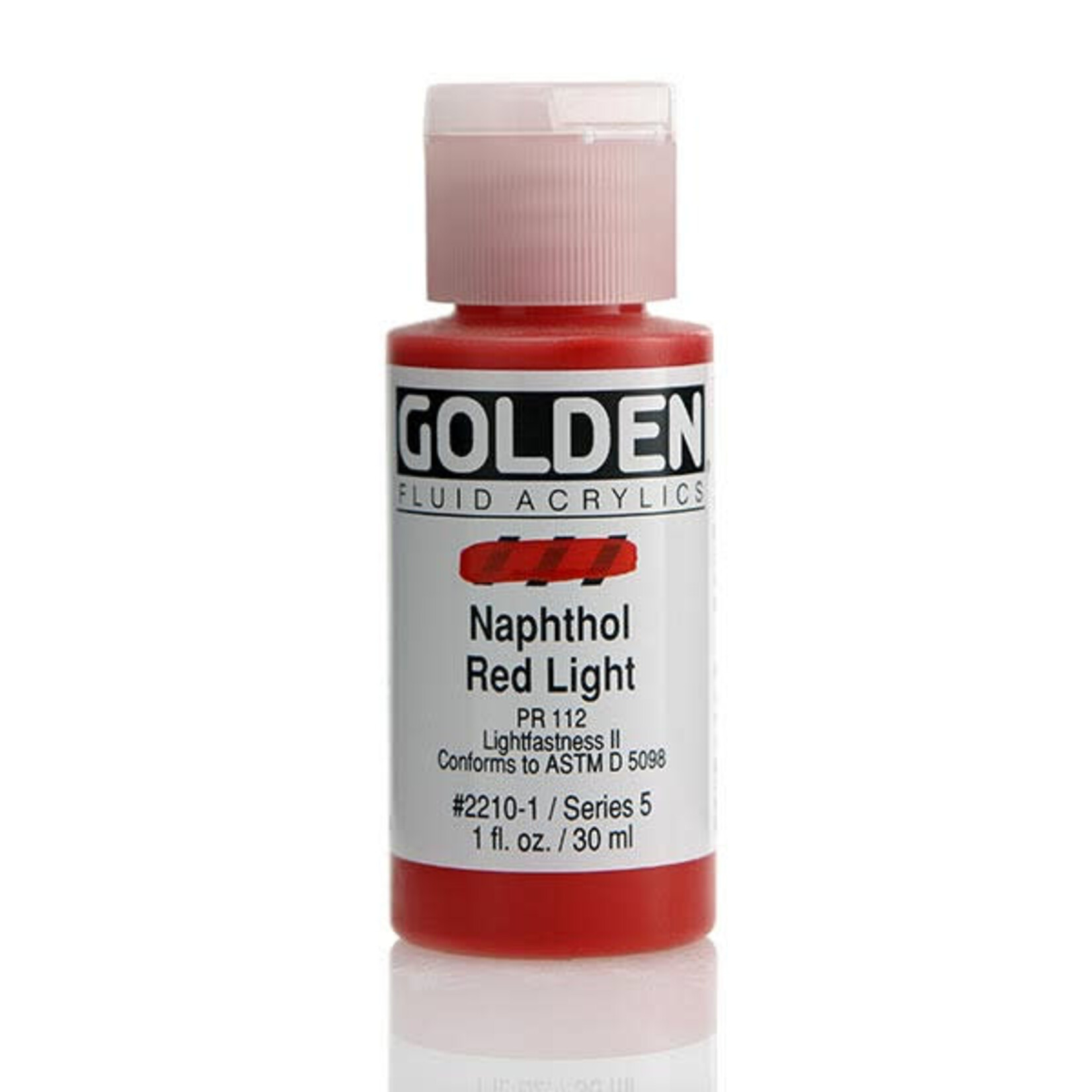Golden Fluid Naphthol Red Light 1 oz Series 5