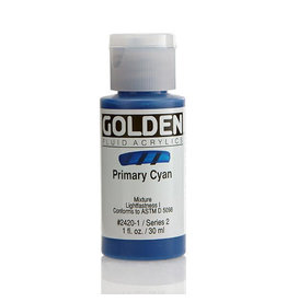 Golden Fluid Primary Cyan  1Oz