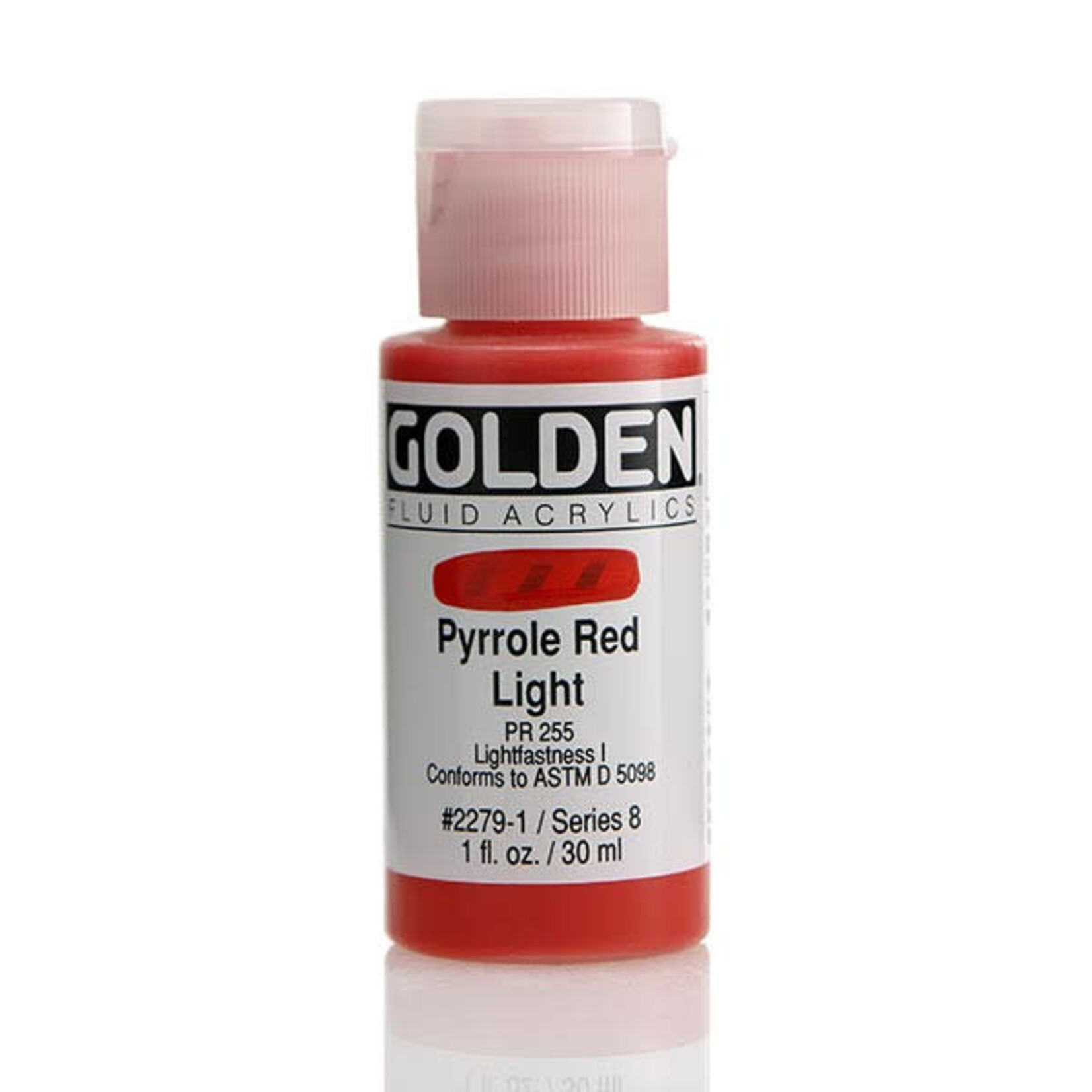 Golden Fluid Pyrrole Red Lt. 1 oz Series 8
